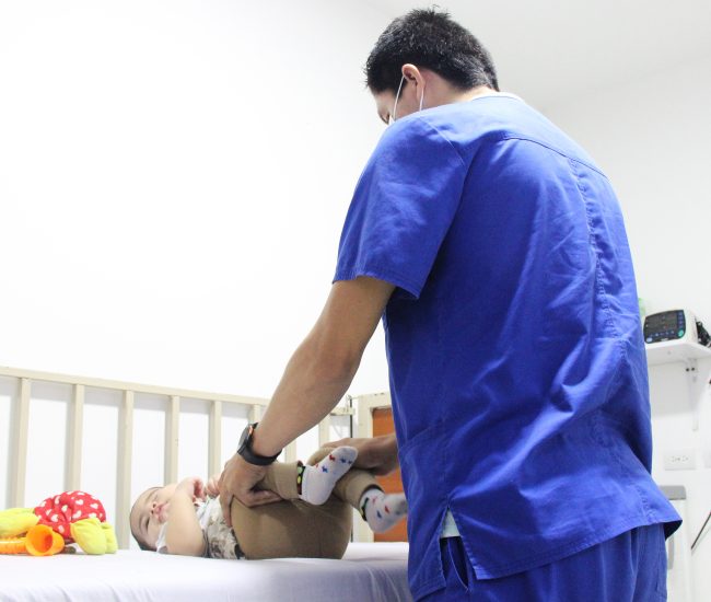Imagen terapeuta con paciente